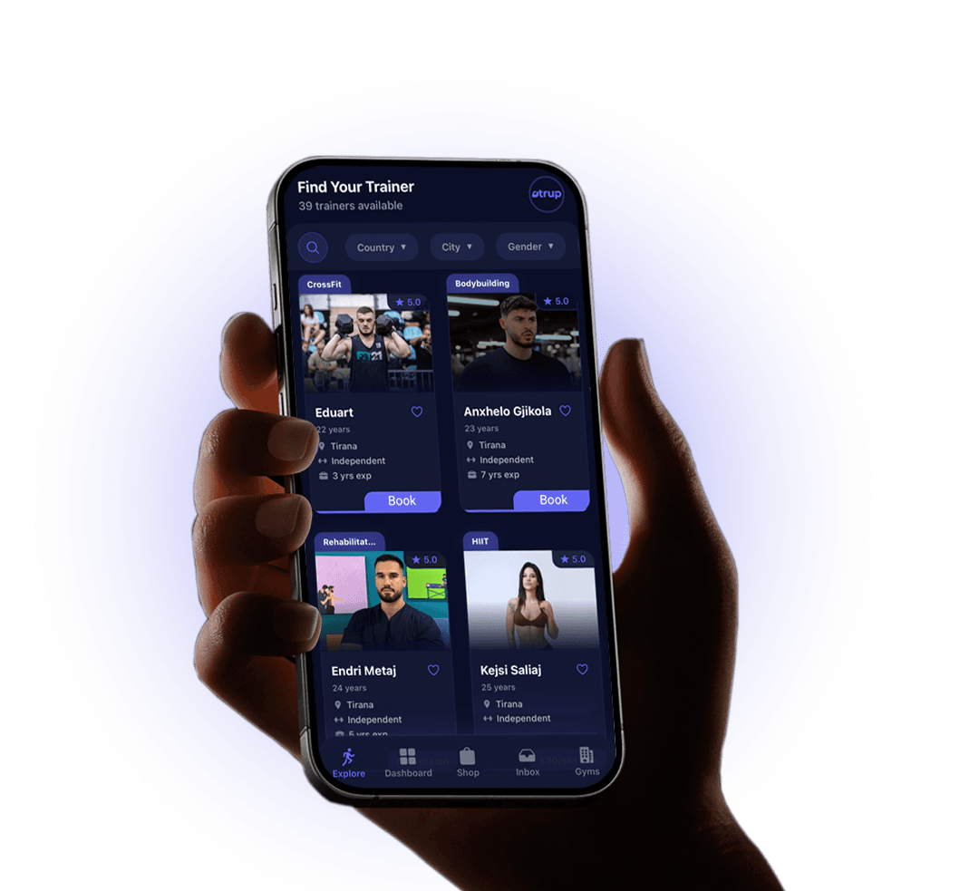 OTRUP trainer app preview